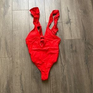 Very Sexy Red One Piece Swim